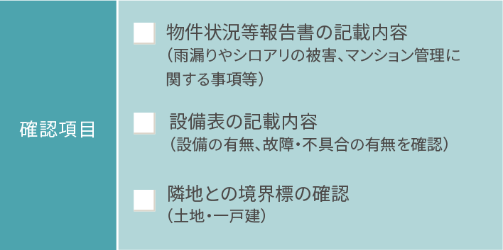 引渡し前の現地確認